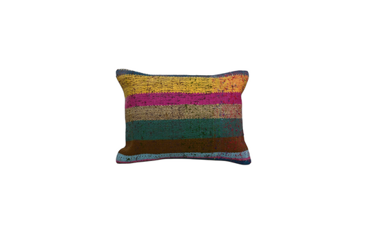 Yeni El Dokuma Dekoratif Kilim Kırlent Yastık Kılıfı 6228
