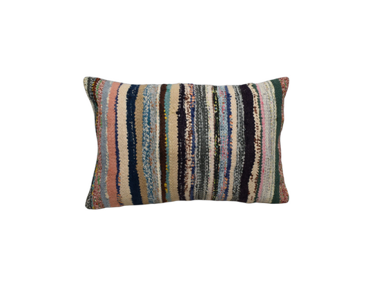 Yeni El Dokuma Dekoratif Kilim Kırlent Yastık Kılıfı 6238
