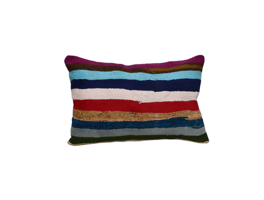 Yeni El Dokuma Dekoratif Kilim Kırlent Yastık Kılıfı 6241