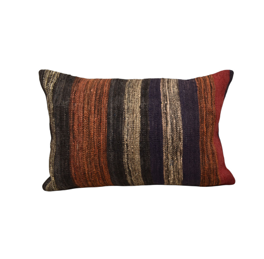 Yeni El Dokuma Dekoratif Kilim Kırlent Yastık Kılıfı 6243