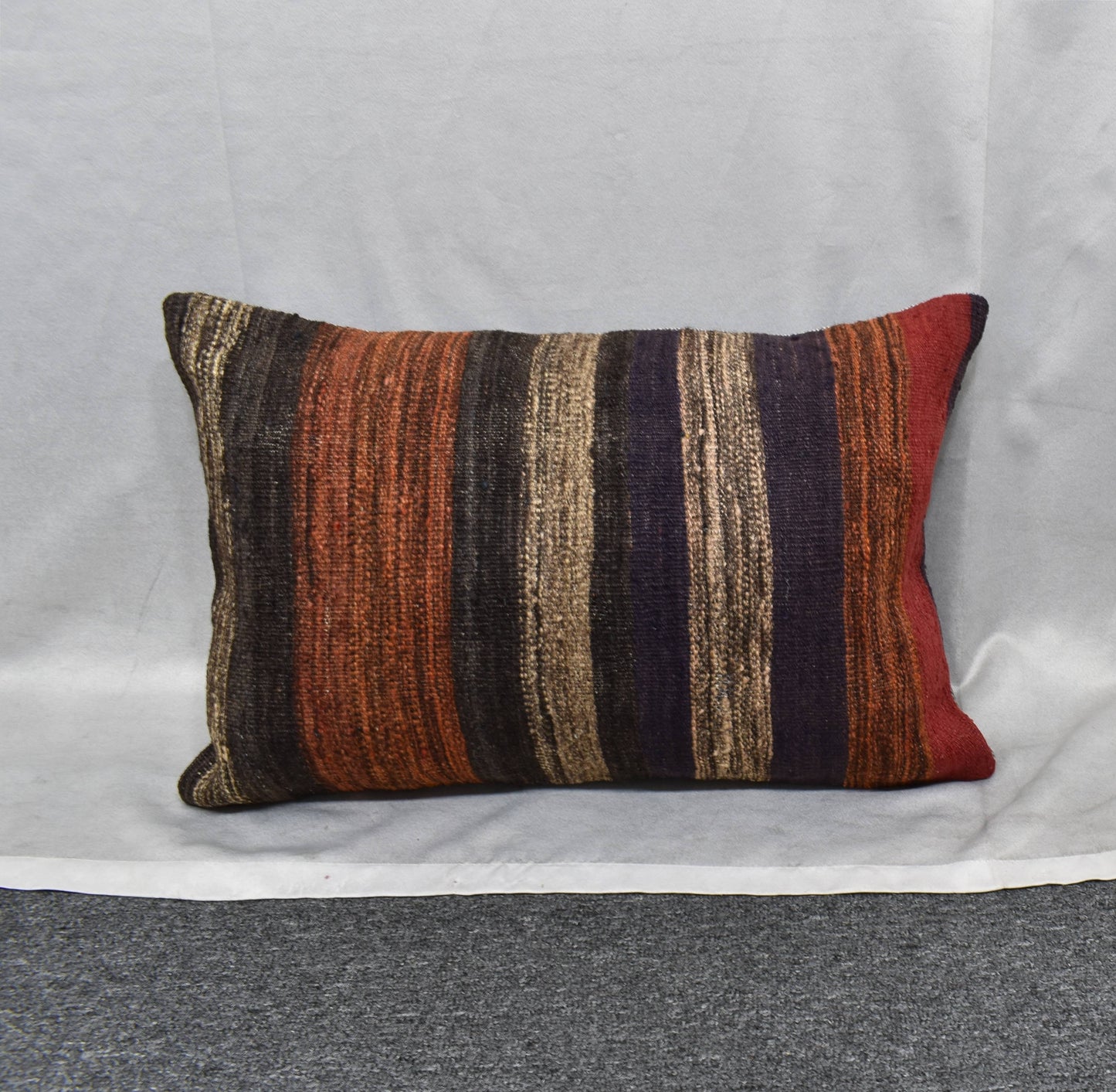 Yeni El Dokuma Dekoratif Kilim Kırlent Yastık Kılıfı 6243