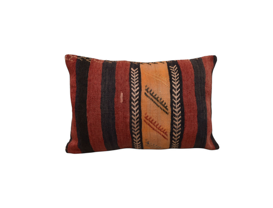 Yeni El Dokuma Dekoratif Kilim Kırlent Yastık Kılıfı 6244