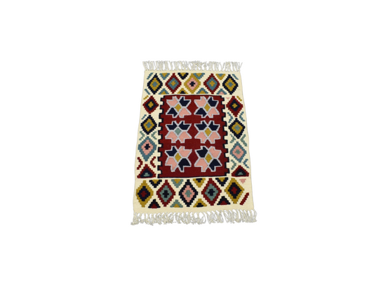 Yeni El Dokuma Benzersiz Telefon Altı Pınarbaşı Kayseri Yün Kilim 6255