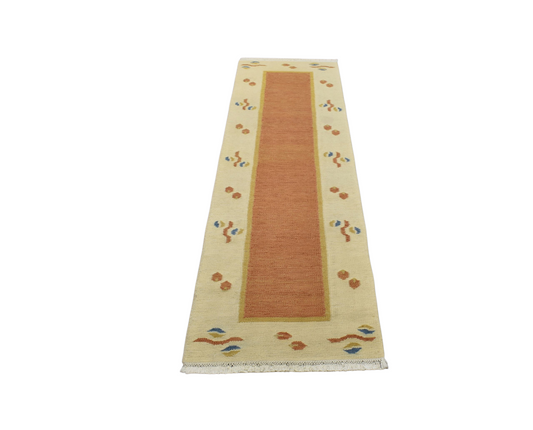 Yeni El Dokuma Modern Tarz Yolluk Yün Kilim 6287