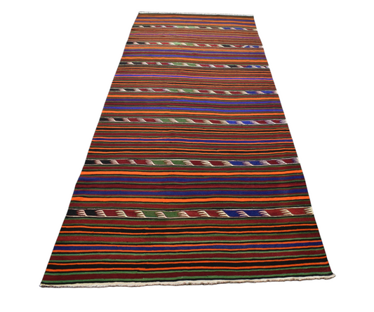 Yeni El Dokuma Seçkin Yekpare Yörük Yün Kilim 6293