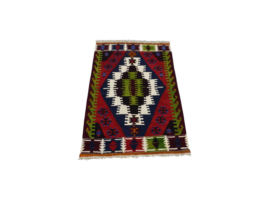 Yeni El Dokuma Ender Niğde Çukurkuyu Yün Kilim 6297