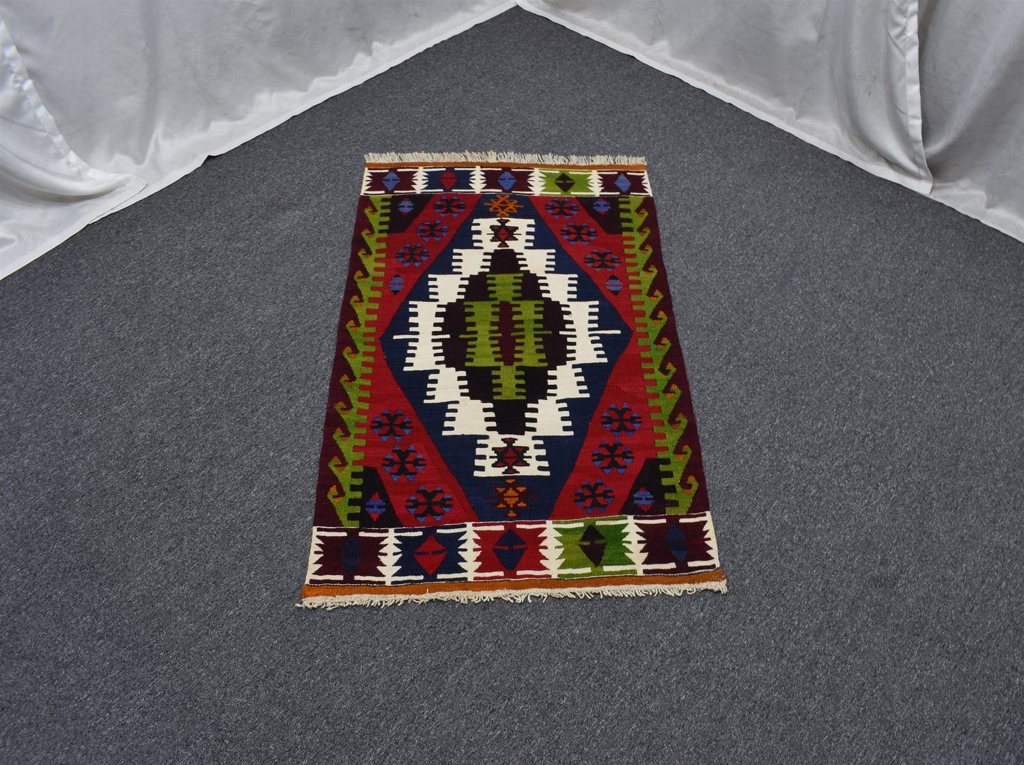 Yeni El Dokuma Ender Niğde Çukurkuyu Yün Kilim 6297