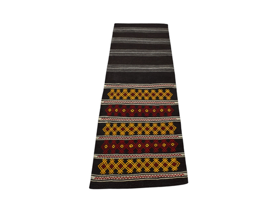 El Dokuma Nadir Otantik Kağızman Yün Yolluk Kilim 6305