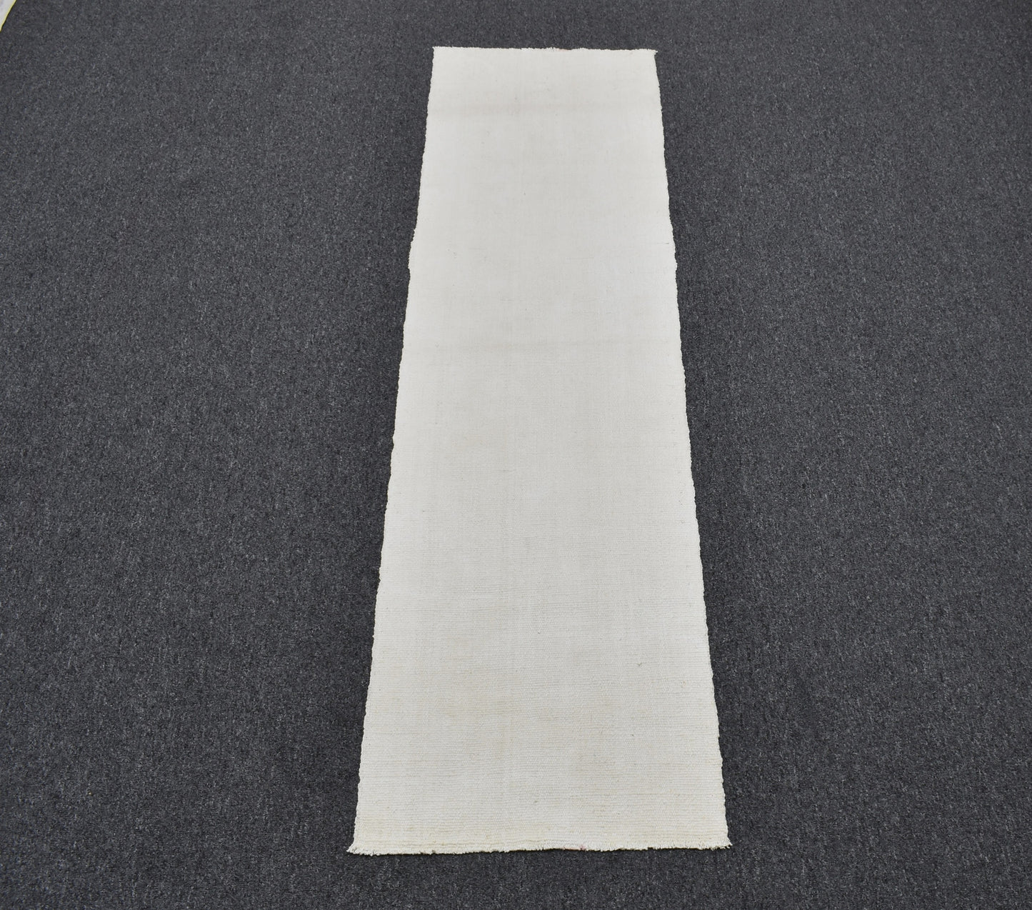 Yeni El Dokuma Ender Ak Pamuklu Yörük Mini Yolluk Kilim 6316