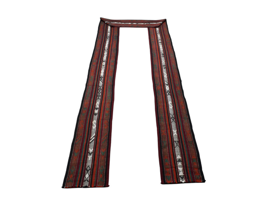 El Dokuması Dekorluk Kuşak Yörük Uzun Yolluk Yün Kilim 6329