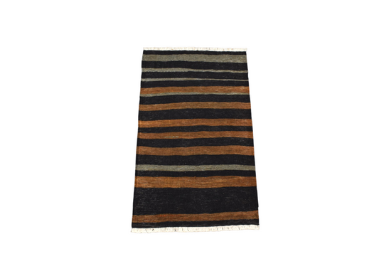El Dokuma Nadir Otantik Kağızman Sade Yün Kilim 6376