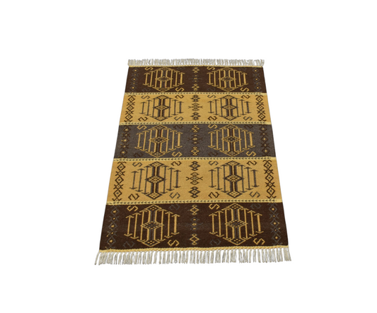 Yeni El Dokuma Modern Özel Tasarım Yün Kilim 6380