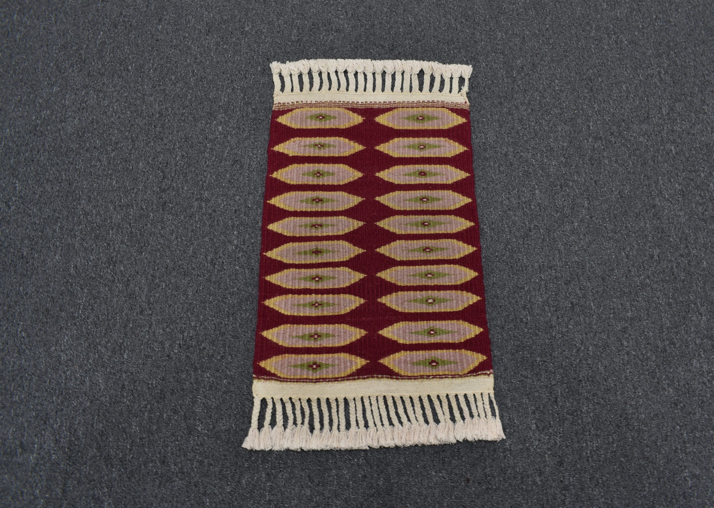 Yeni El Dokuma Benzersiz Yüncü Yörük Balıkesir Yün Kilim 6381