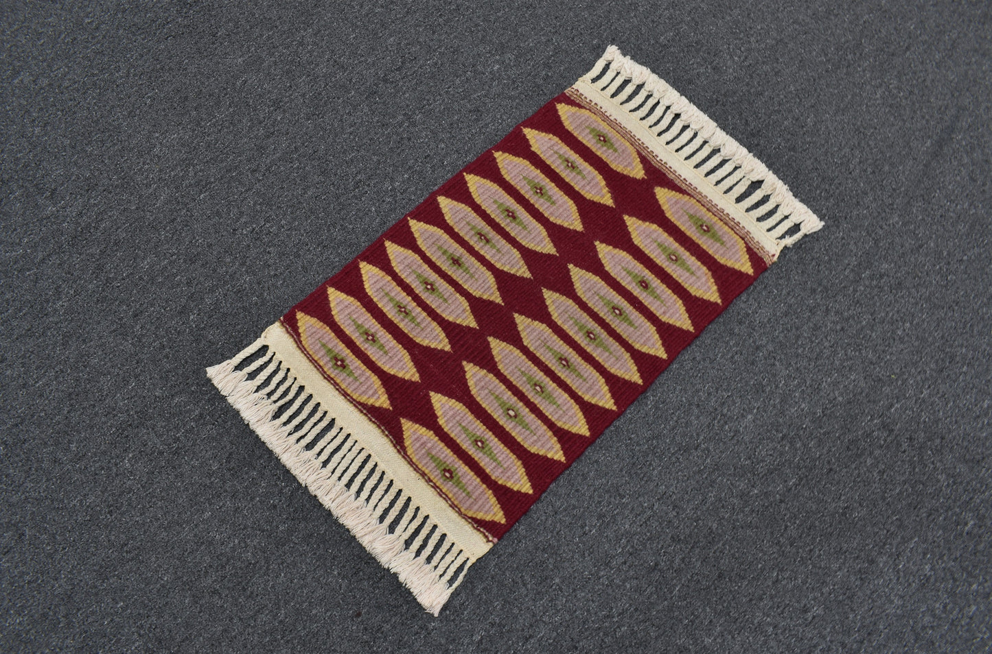 Yeni El Dokuma Benzersiz Yüncü Yörük Balıkesir Yün Kilim 6381