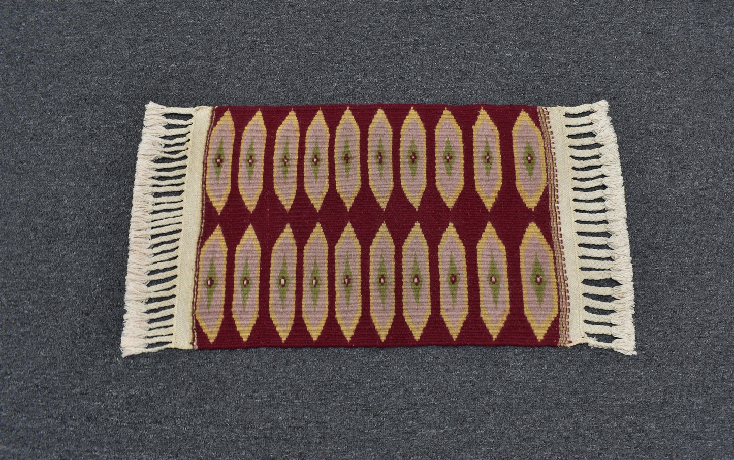 Yeni El Dokuma Benzersiz Yüncü Yörük Balıkesir Yün Kilim 6381