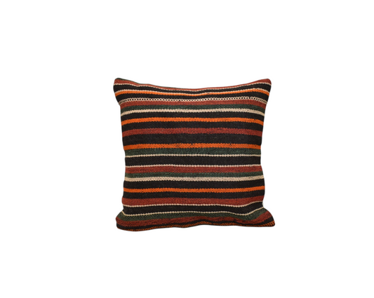 Yeni El Dokuma Dekoratif Kilim Kırlent Yastık Kılıfı 6419
