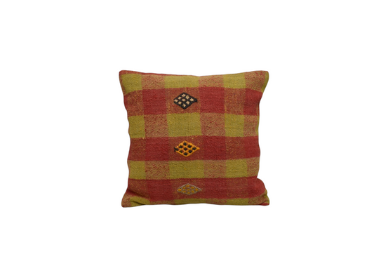 Yeni El Dokuma Dekoratif Kilim Kırlent Yastık Kılıfı 6424