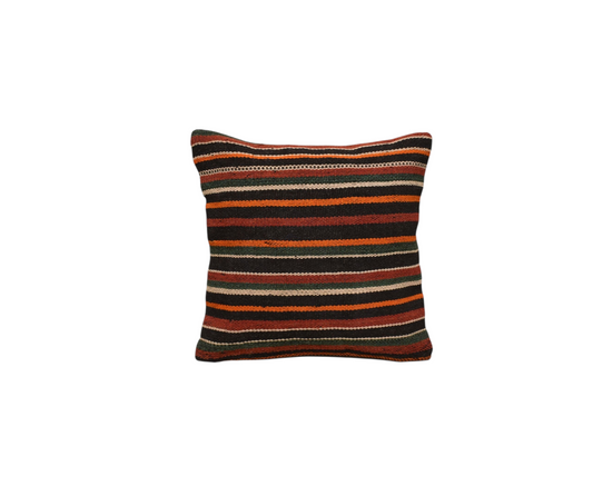 Yeni El Dokuma Dekoratif Kilim Kırlent Yastık Kılıfı 6429