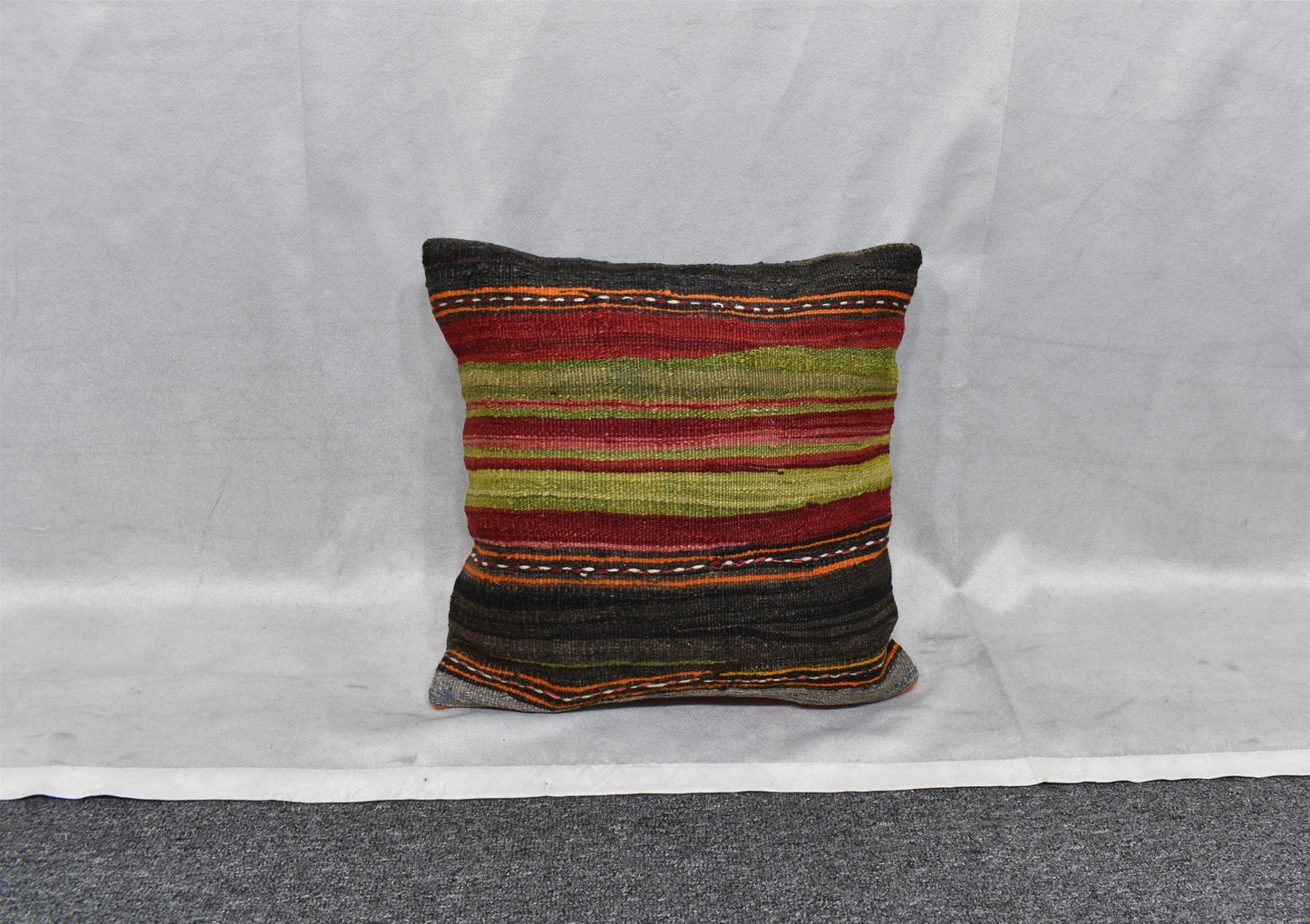 Yeni El Dokuma Dekoratif Kilim Kırlent Yastık Kılıfı 6430