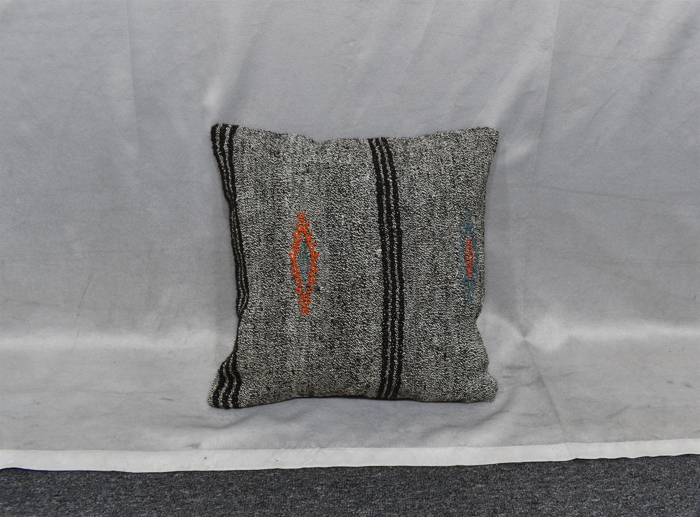 Yeni El Dokuma Dekoratif Kilim Kırlent Yastık Kılıfı 6433