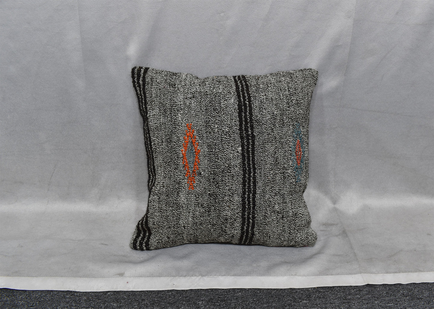 Yeni El Dokuma Dekoratif Kilim Kırlent Yastık Kılıfı 6433