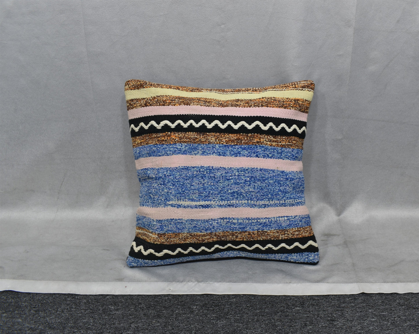 Yeni El Dokuma Dekoratif Kilim Kırlent Yastık Kılıfı 6439