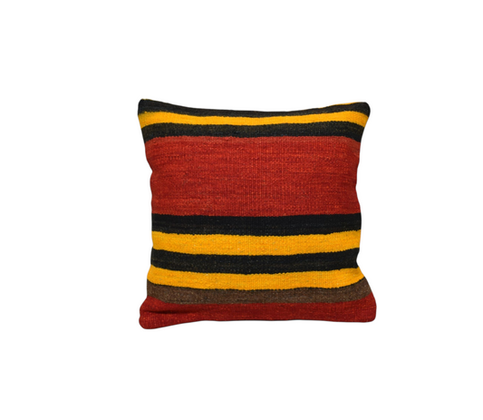 Yeni El Dokuma Dekoratif Kilim Kırlent Yastık Kılıfı 6440