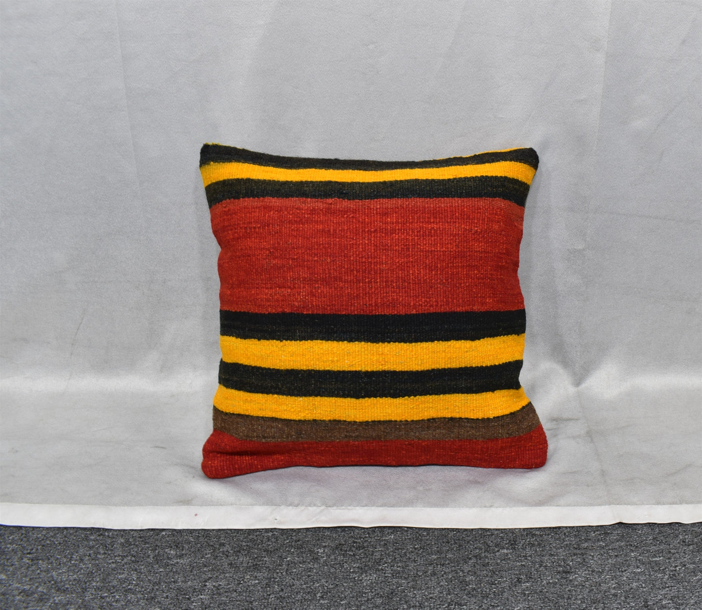 Yeni El Dokuma Dekoratif Kilim Kırlent Yastık Kılıfı 6440