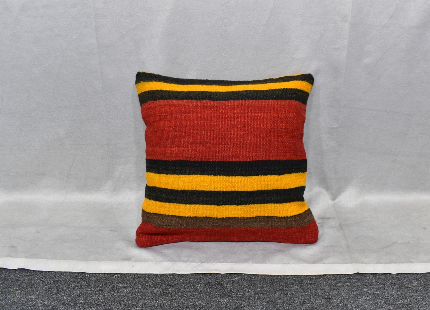 Yeni El Dokuma Dekoratif Kilim Kırlent Yastık Kılıfı 6440
