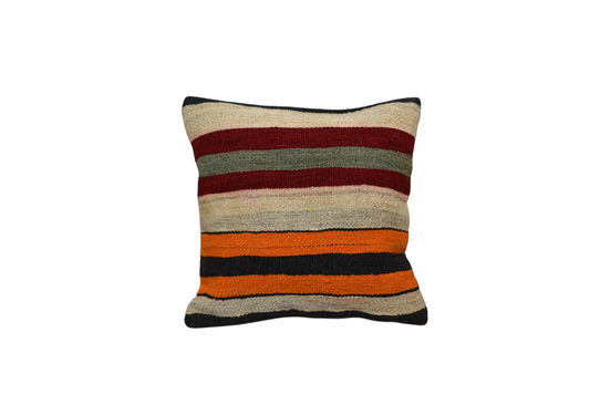 Yeni El Dokuma Dekoratif Kilim Kırlent Yastık Kılıfı 6441