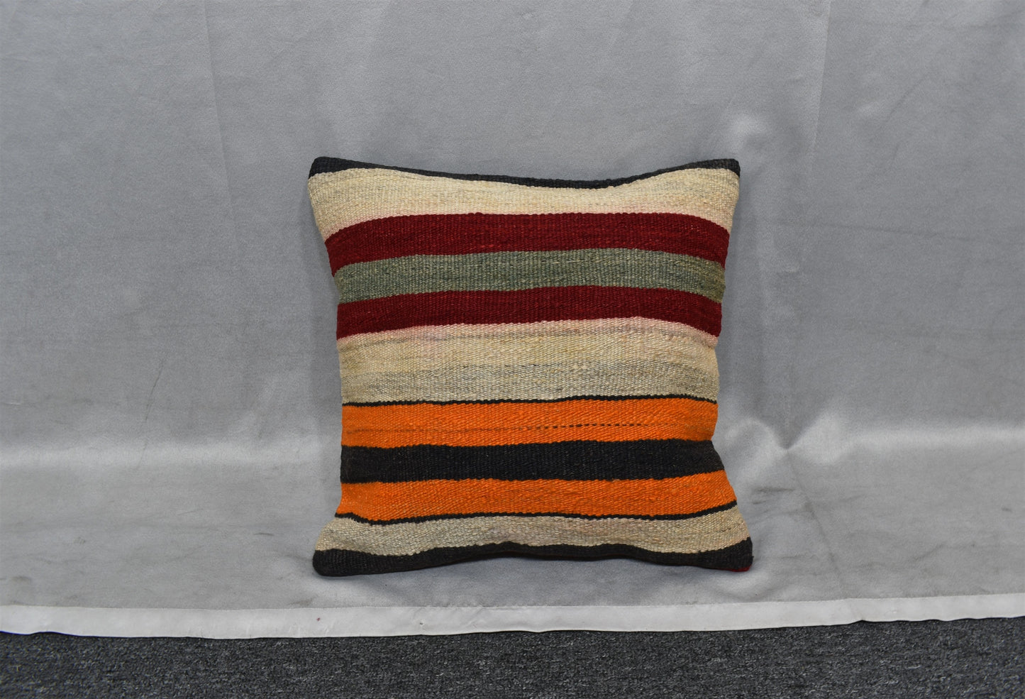 Yeni El Dokuma Dekoratif Kilim Kırlent Yastık Kılıfı 6441