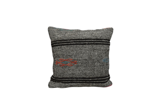 Yeni El Dokuma Dekoratif Kilim Kırlent Yastık Kılıfı 6444