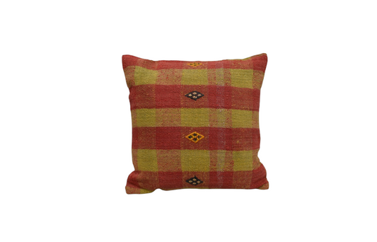Yeni El Dokuma Dekoratif Kilim Kırlent Yastık Kılıfı 6447