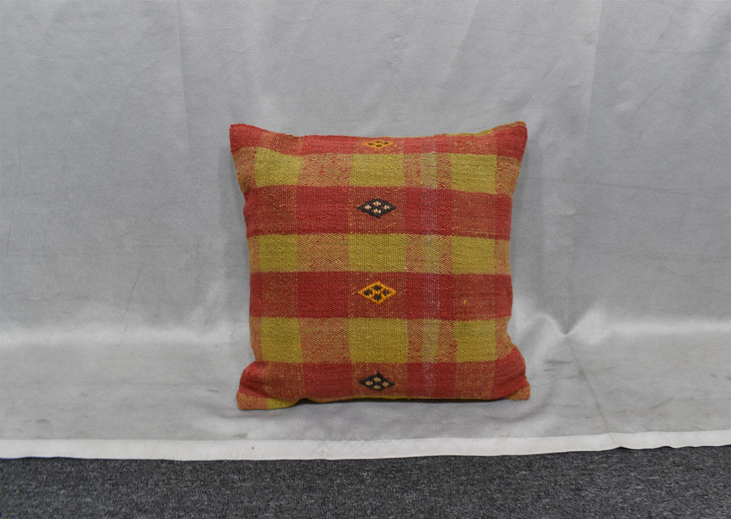 Yeni El Dokuma Dekoratif Kilim Kırlent Yastık Kılıfı 6447