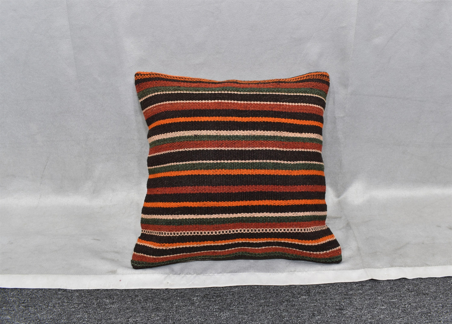 Yeni El Dokuma Dekoratif Kilim Kırlent Yastık Kılıfı 6449