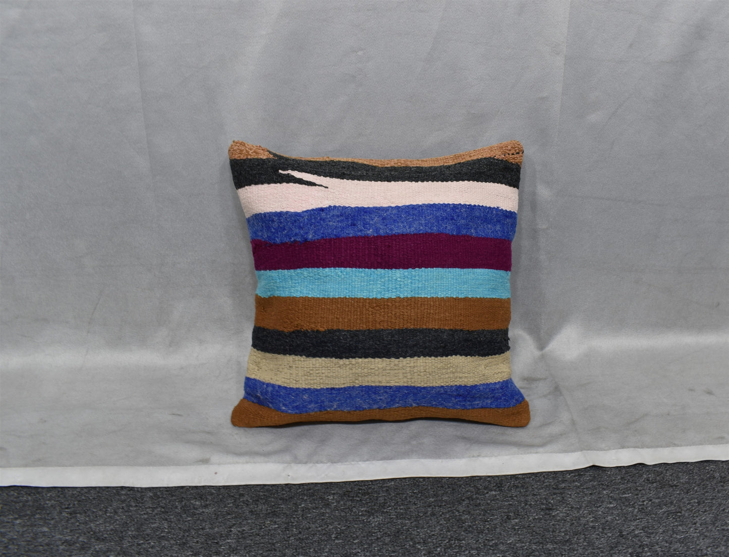 Yeni El Dokuma Dekoratif Kilim Kırlent Yastık Kılıfı 6450