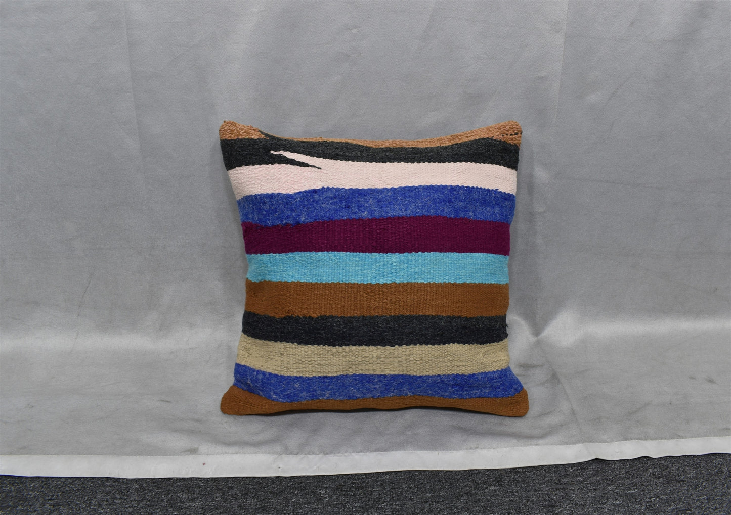 Yeni El Dokuma Dekoratif Kilim Kırlent Yastık Kılıfı 6450