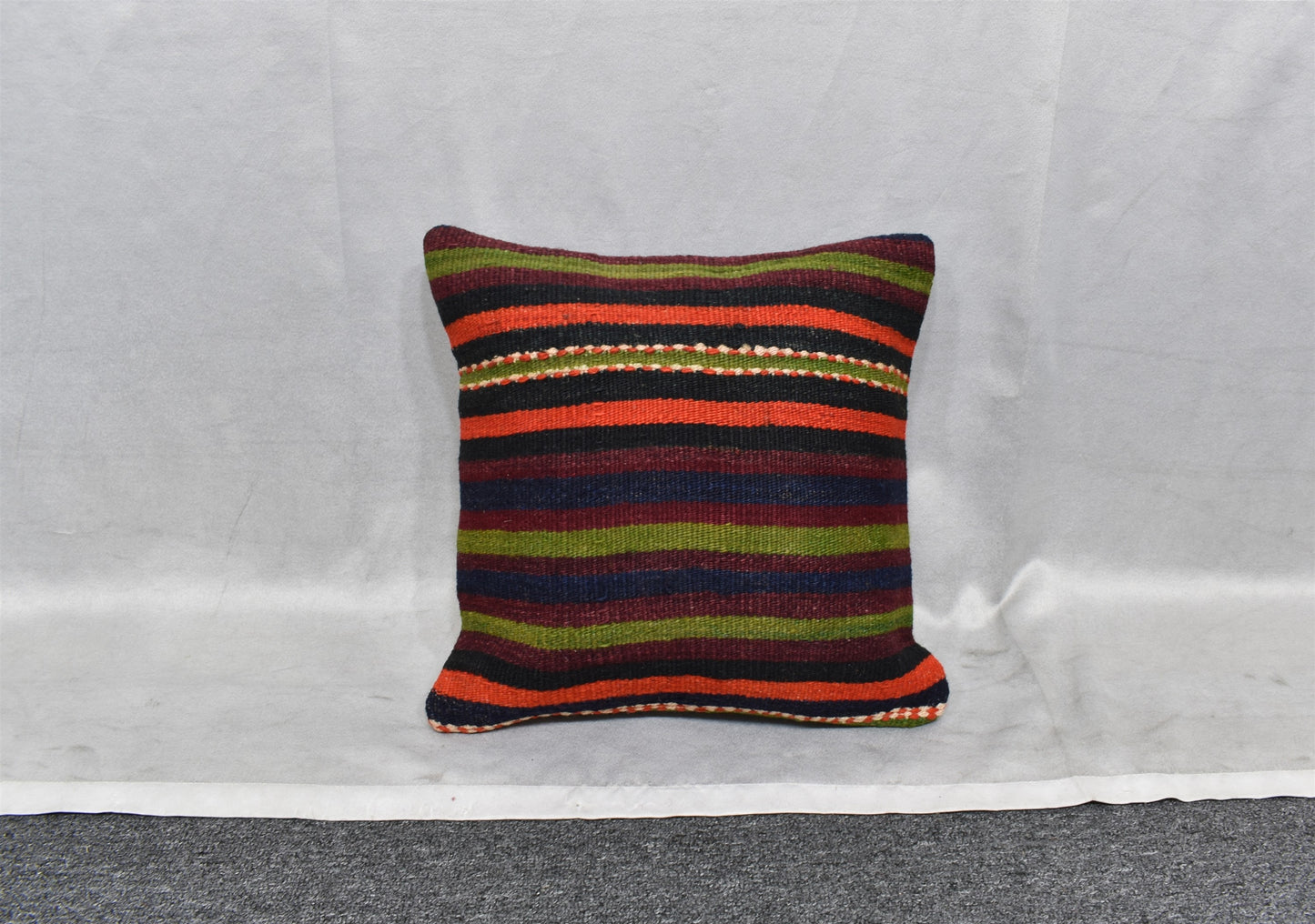 Yeni El Dokuma Dekoratif Kilim Kırlent Yastık Kılıfı 6452