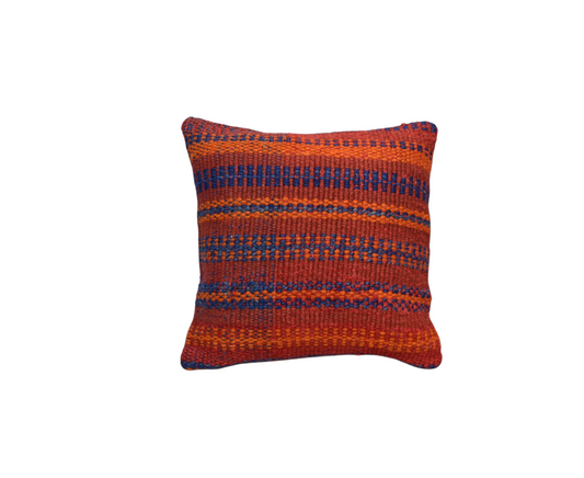 Yeni El Dokuma Dekoratif Kilim Kırlent Yastık Kılıfı 6453