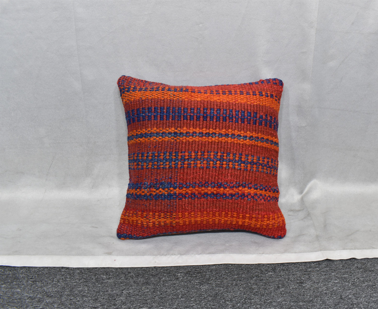 Yeni El Dokuma Dekoratif Kilim Kırlent Yastık Kılıfı 6453