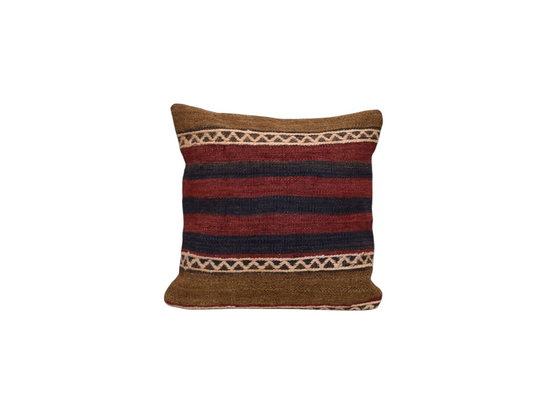 Yeni El Dokuma Dekoratif Kilim Kırlent Yastık Kılıfı 6455