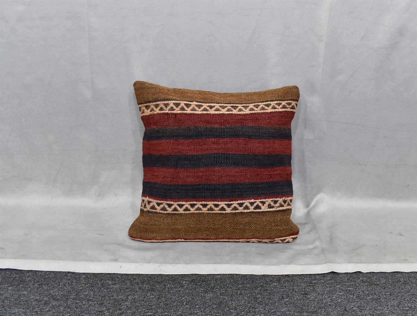 Yeni El Dokuma Dekoratif Kilim Kırlent Yastık Kılıfı 6455