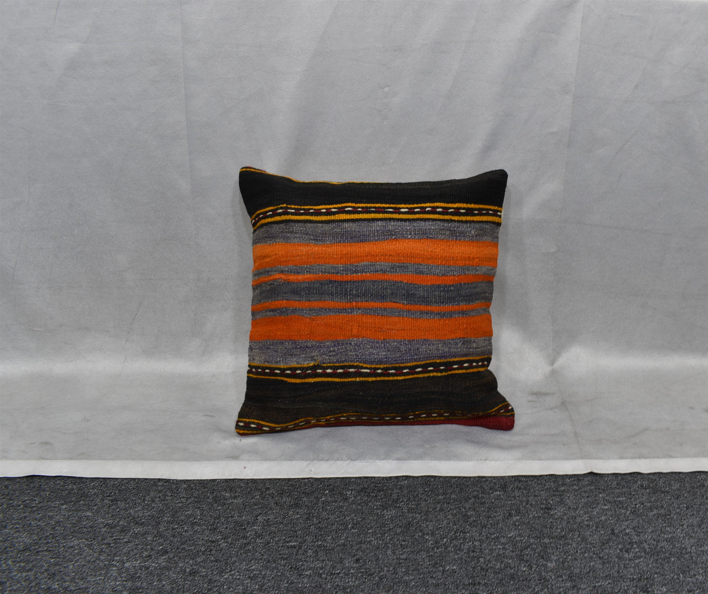 Yeni El Dokuma Dekoratif Kilim Kırlent Yastık Kılıfı 6459