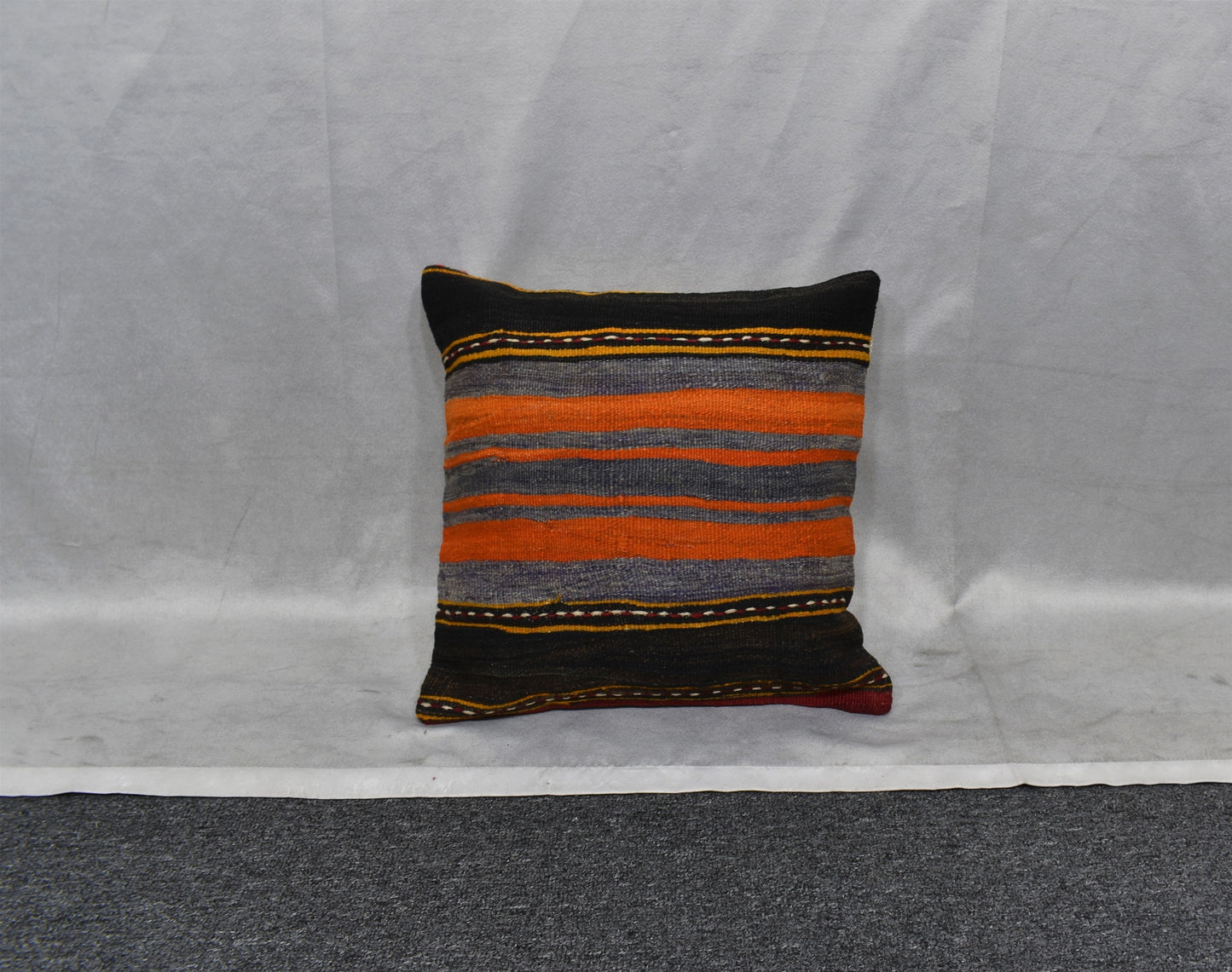 Yeni El Dokuma Dekoratif Kilim Kırlent Yastık Kılıfı 6459