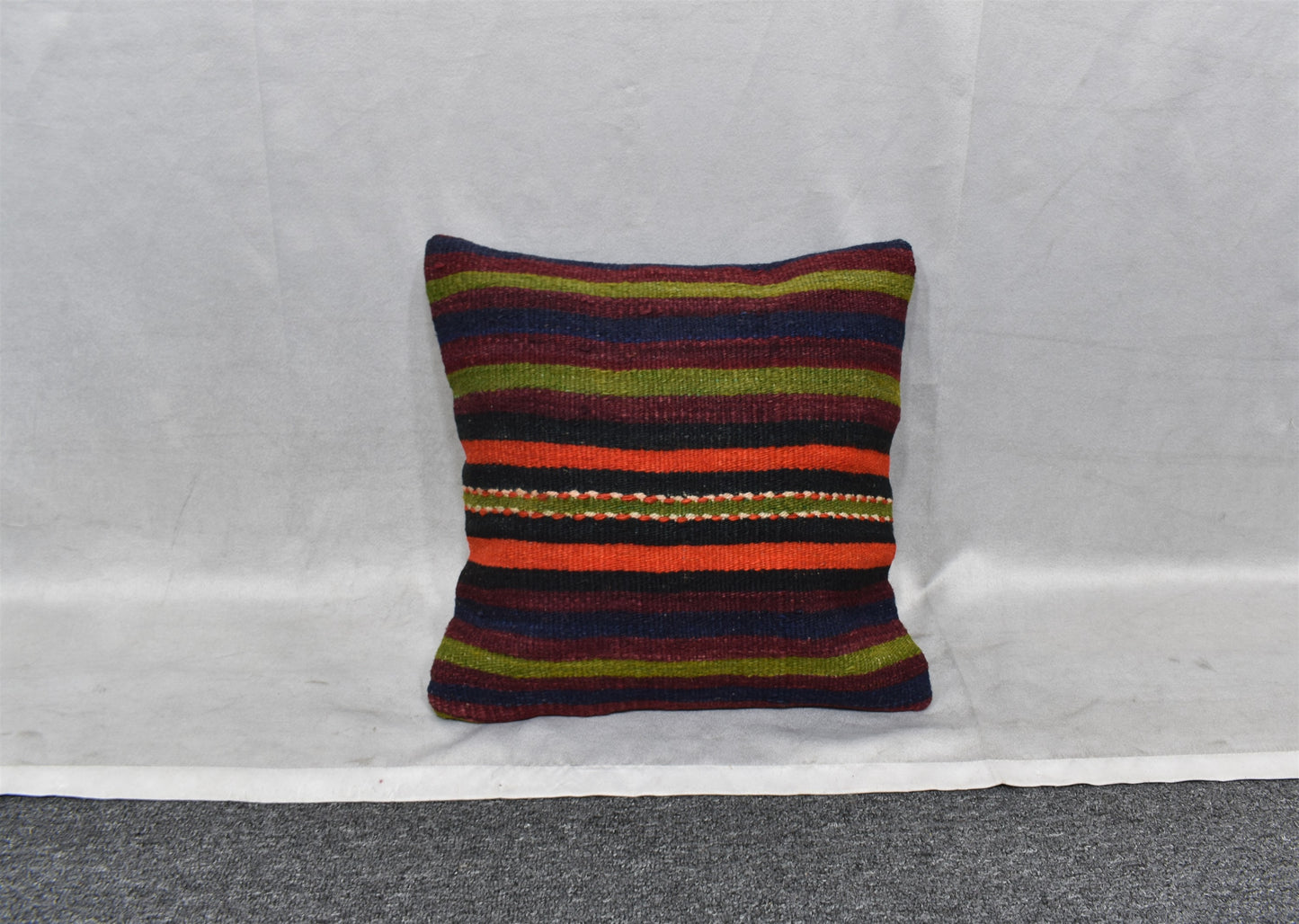 Yeni El Dokuma Dekoratif Kilim Kırlent Yastık Kılıfı 6462