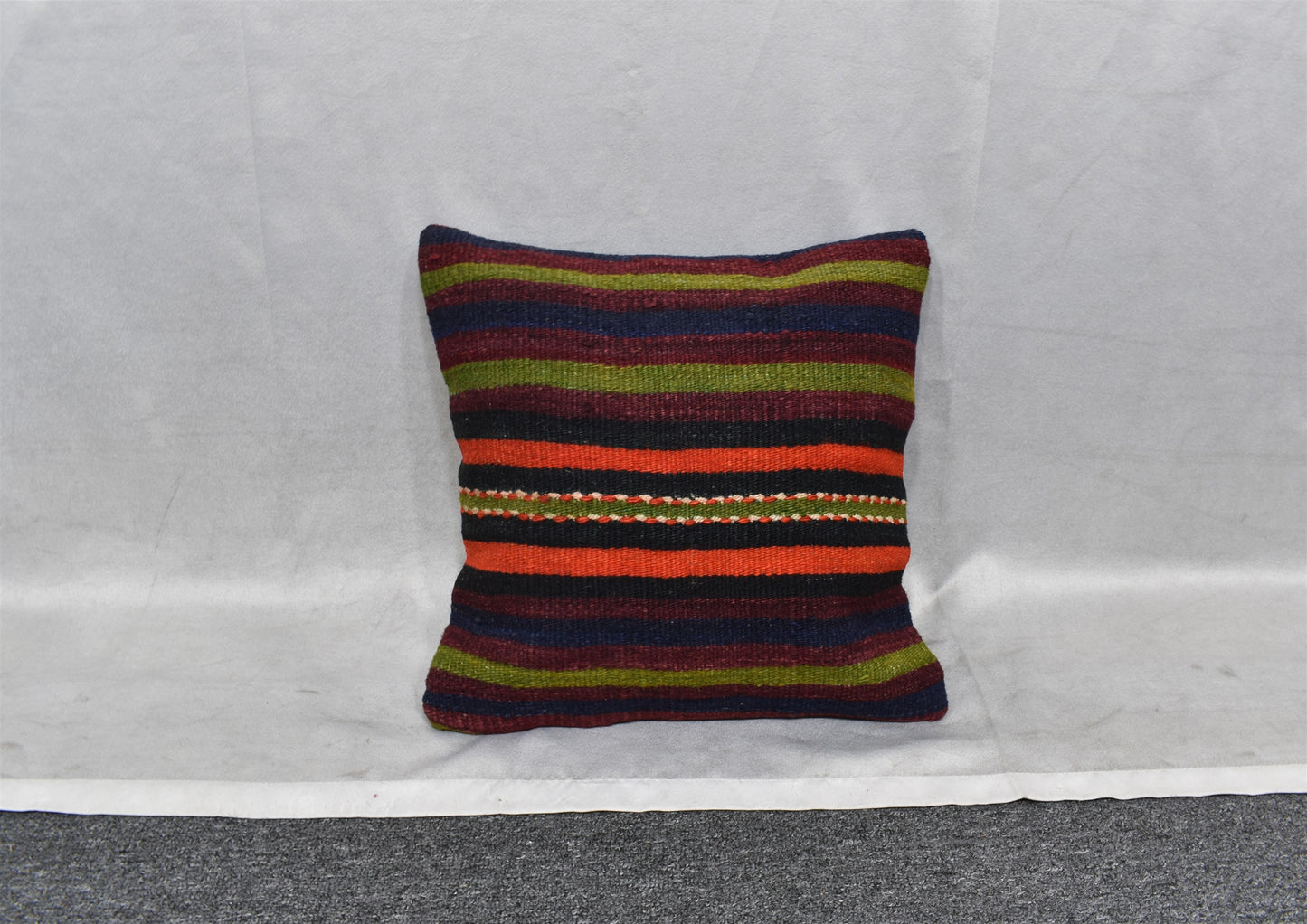Yeni El Dokuma Dekoratif Kilim Kırlent Yastık Kılıfı 6462