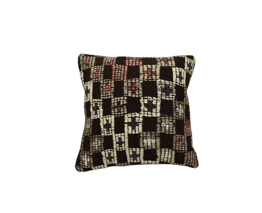 Yeni El Dokuma Dekoratif Kilim Kırlent Yastık Kılıfı 6468