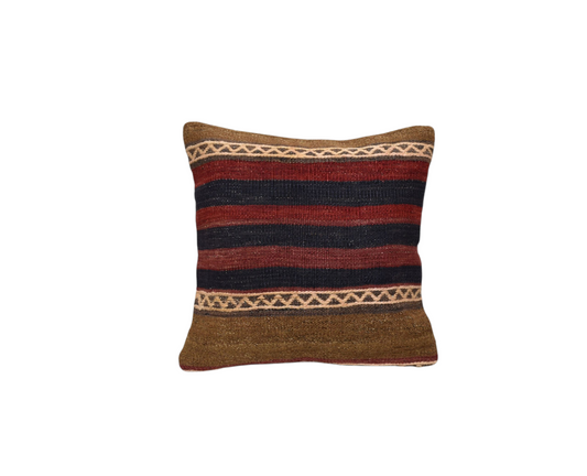Yeni El Dokuma Dekoratif Kilim Kırlent Yastık Kılıfı 6469