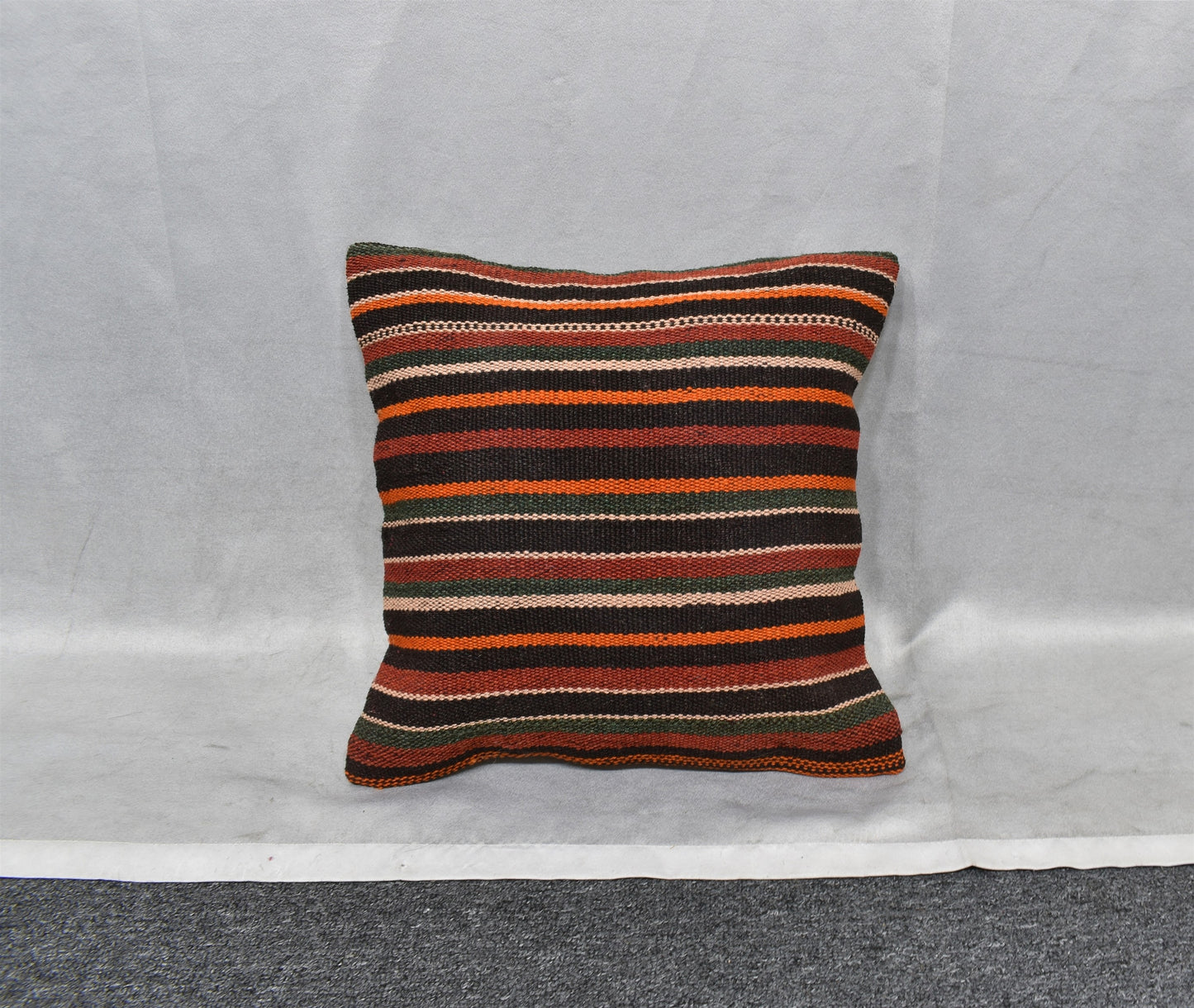 Yeni El Dokuma Dekoratif Kilim Kırlent Yastık Kılıfı 6470