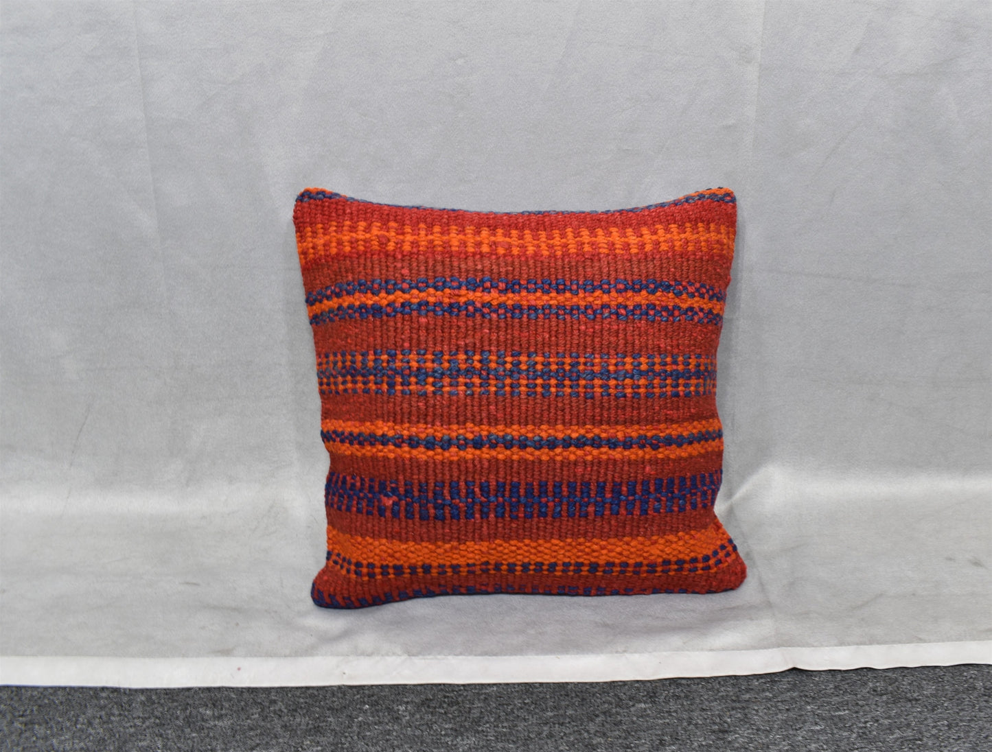 Yeni El Dokuma Dekoratif Kilim Kırlent Yastık Kılıfı 6472